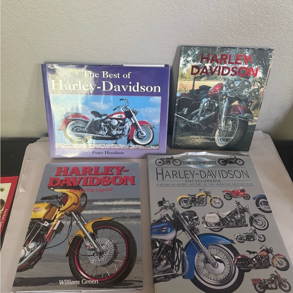 Harley-Davidson coffee table Books set of 4